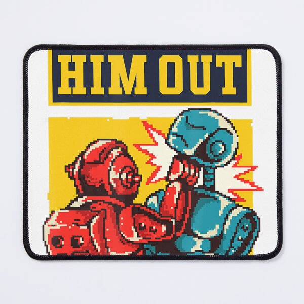 Item preview, Vintage 8 bit Art Rockem Fighting Kids Robot Toys Sockem designed and sold by pistolmuheuao.