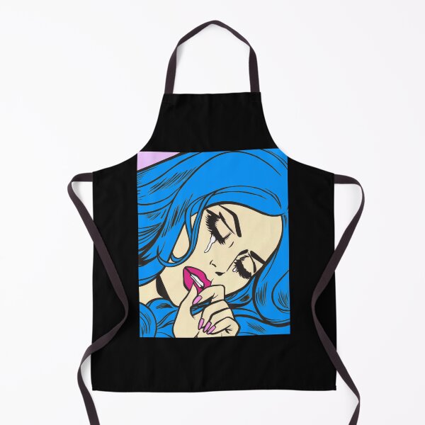 Item preview, Blue Hair Crying Comic Girl designed and sold by turddemon.
