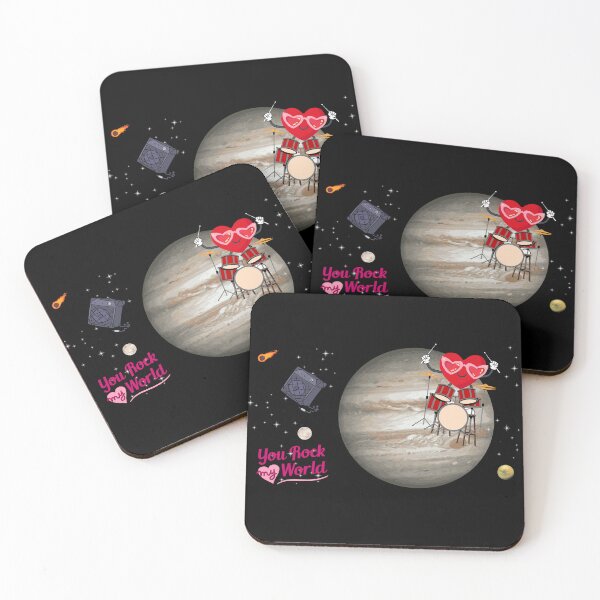 Item preview, You Rock My World: Valentine's Day Series 2, Heart Playing Drum designed and sold by theprof2021.