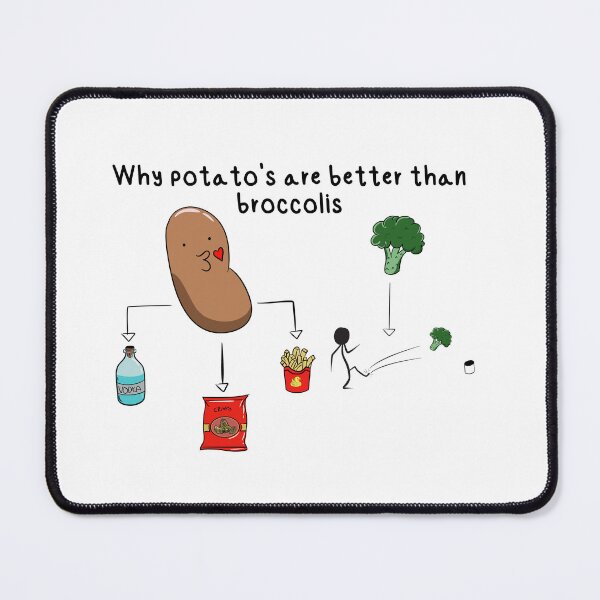 Item preview, Potato’s > broccolis  designed and sold by Karl Downes.