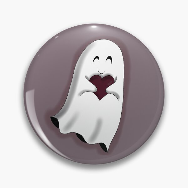 Item preview, Cute Ghost with Love Heart | Wee Ghost Friend Loves You designed and sold by ShireFolk.