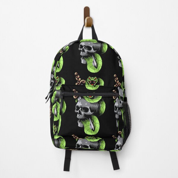 Item preview, Skull with Snake designed and sold by RedNeo.