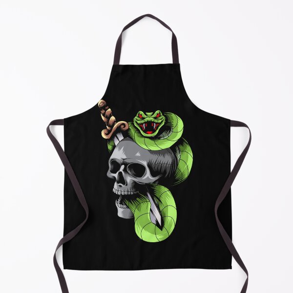 Item preview, Skull with Snake designed and sold by RedNeo.