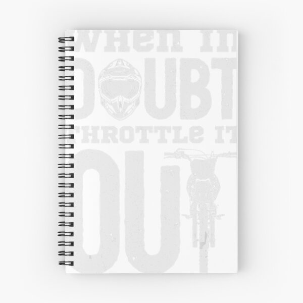 Item preview, When In Doubt Throttle It Out Dirt Bike Motocross Funny Gift  designed and sold by soumerodonie.