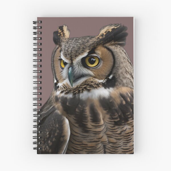 Item preview, Great Horned Owl Portrait  designed and sold by PharaohofSedona.
