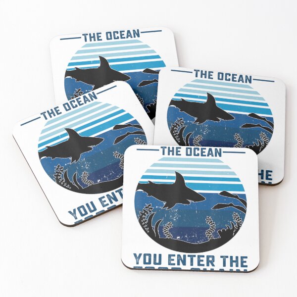 Item preview, When You Enter The Ocean You Enter The Food Chain Ocean Gift  designed and sold by soumerodonie.