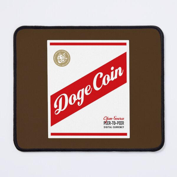 Item preview, Dogecoin Beer Label designed and sold by jeffsmoll.