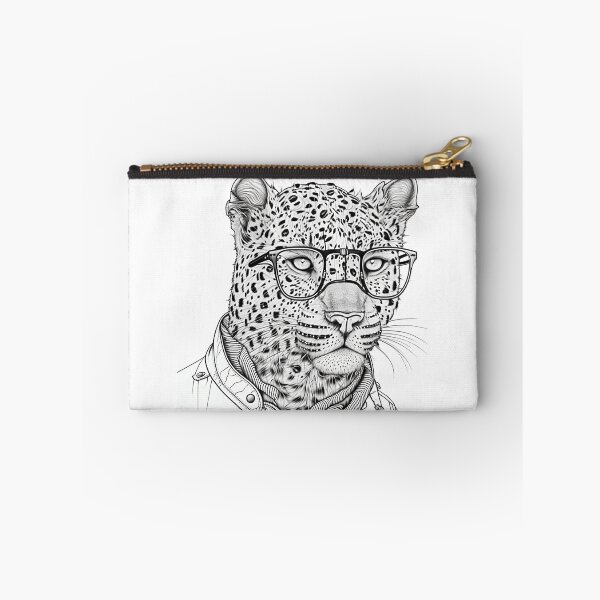 Item preview, Leopard human style Smart Leopard with glasses & Jacket designed and sold by MaxEXP.