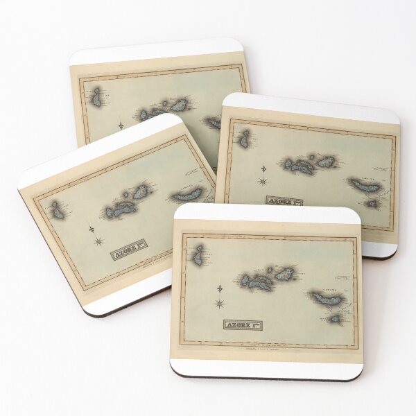 Item preview, Vintage Azores Islands Map (1823)  designed and sold by arleetiiuc.