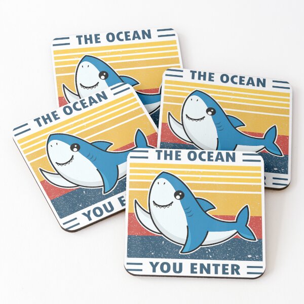 Item preview, When You Enter The Ocean You Enter The Food Chain Vintage  designed and sold by soumerodonie.