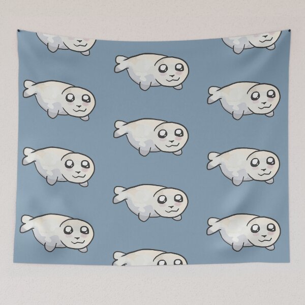Item preview, Happy baby seal puppy smiling designed and sold by Azaswi.