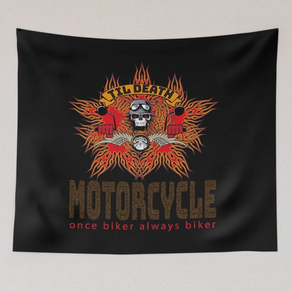 Artikelvorschau, Motorrad Einmal Biker Immer Biker bis zum Tod BUNTE BIKER entworfen und verkauft von al21ex.