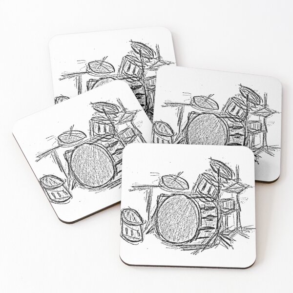 Item preview, drumset style print designed and sold by JureUjdur.