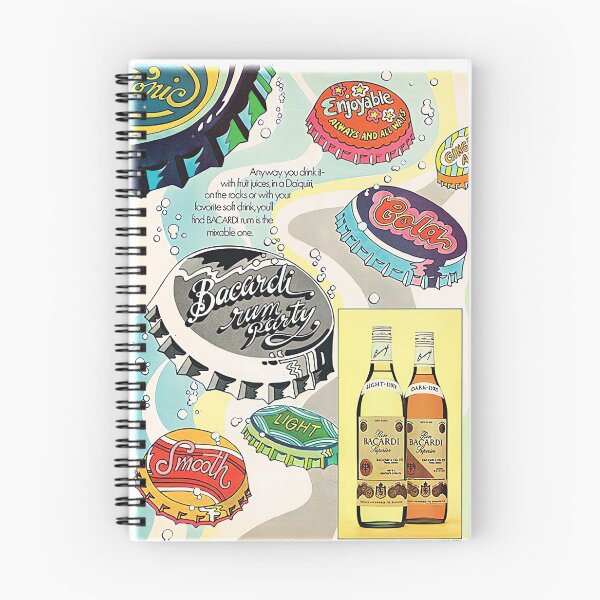 Item preview, Vintage Bacardi Rum Party Bottle caps Advertise  designed and sold by arleetiiuc.