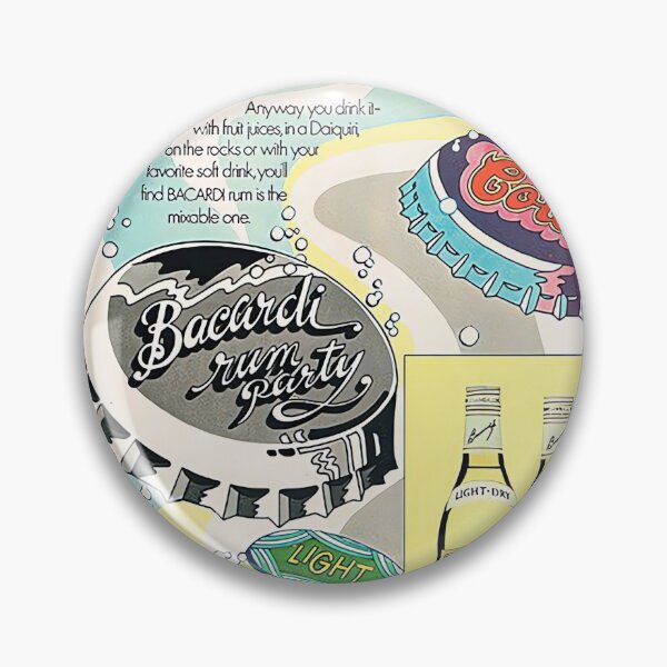 Item preview, Vintage Bacardi Rum Party Bottle caps Advertise  designed and sold by arleetiiuc.