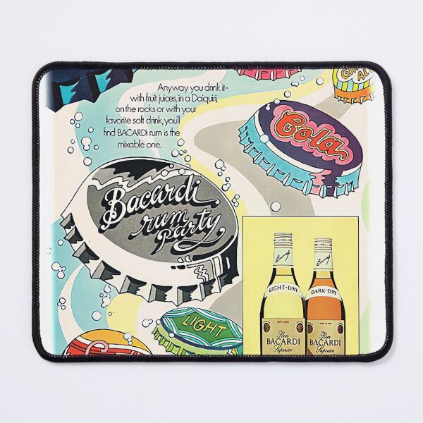 Item preview, Vintage Bacardi Rum Party Bottle caps Advertise  designed and sold by arleetiiuc.