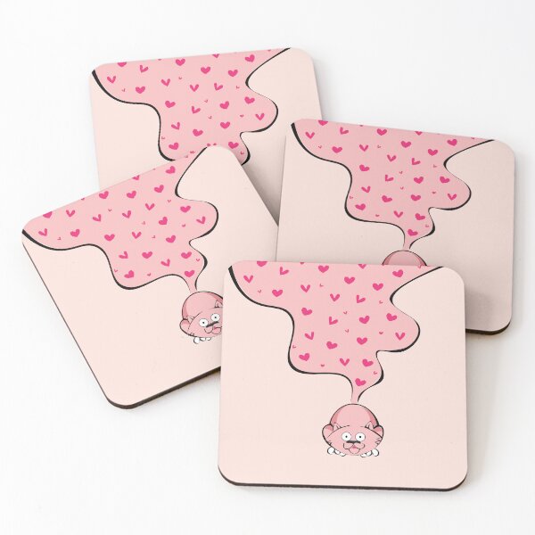 Item preview, Hand-drawn Digital Art. Fun Cat' Story. Pink Dreams designed and sold by DigiPicStock.