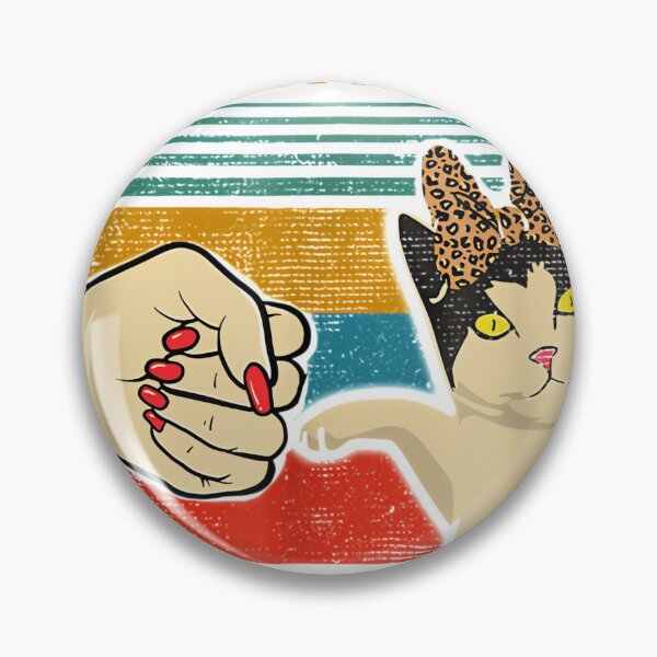 Item preview, Vintage Best Cat Mom Ever Fist Bump   designed and sold by arleetiiuc.