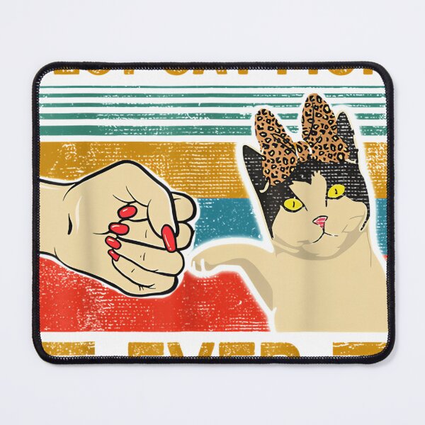 Item preview, Vintage Best Cat Mom Ever Fist Bump designed and sold by arleetiiuc.