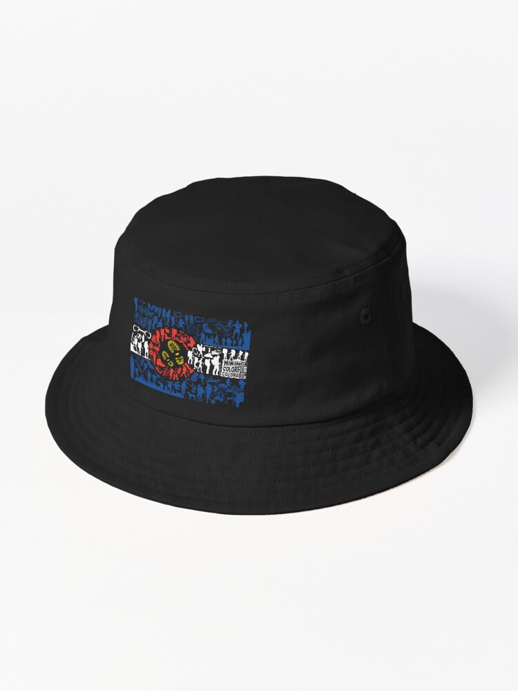 Thumbnail 1 of 6, Bucket Hat, Colorado Caliber Hiking Flag designed and sold by Colorado Caliber.
