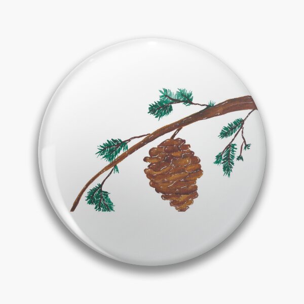 Item preview, pinecone branch designed and sold by wildtangents.
