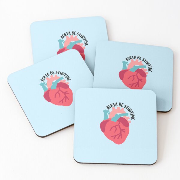 Item preview, Aorta Be Studying - Anatomical heart med student humor designed and sold by Crafty-Anomaly.