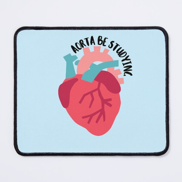 Item preview, Aorta Be Studying - Anatomical heart med student humor designed and sold by Crafty-Anomaly.