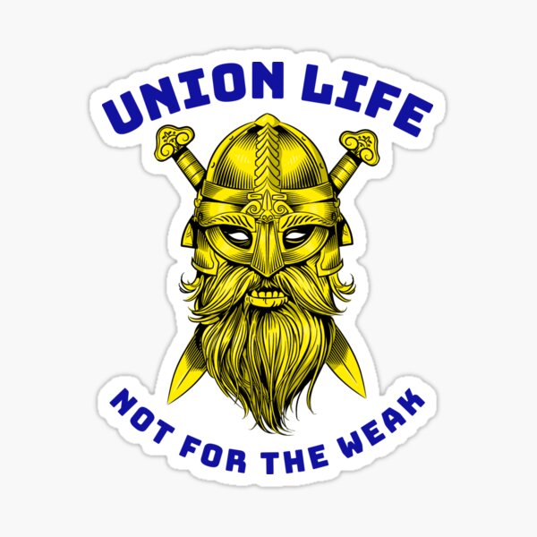 Aperçu de l'œuvre Viking Union Life Pas pour les faibles GB créée et vendue par TeamsterLife.