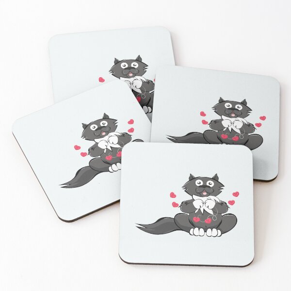 Item preview, Hand-drawn Digital Art. Fun Cat' Story. Valentine’s Day designed and sold by DigiPicStock.
