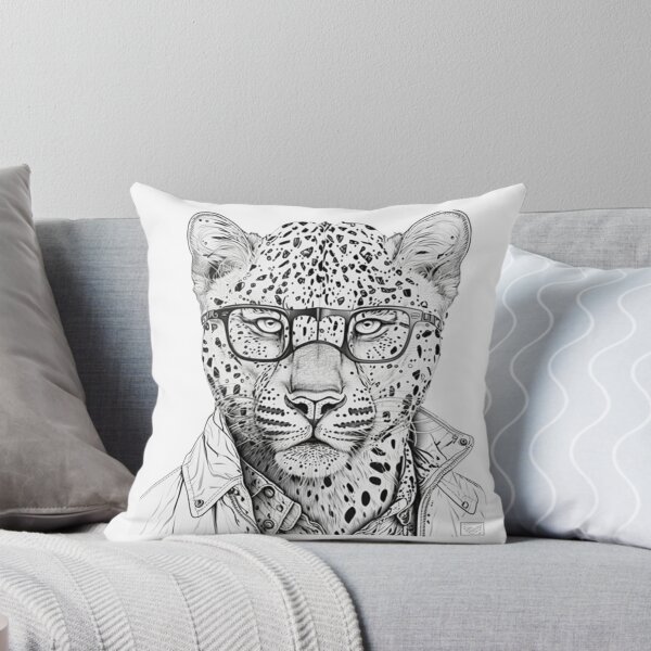 Item preview, Leopardo estilo humano Smart Leopard con gafas y chaqueta designed and sold by MaxEXP.