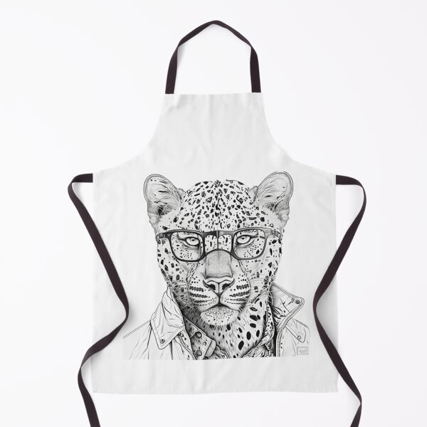 Item preview, Leopard human style Smart Leopard with glasses & Jacket designed and sold by MaxEXP.