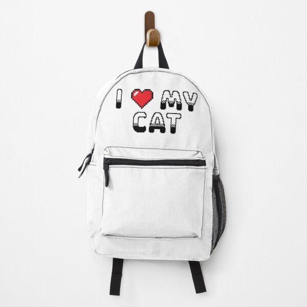 Item preview, I Heart My Cat Classic Video Game Graphic Black designed and sold by arthouseflunky.