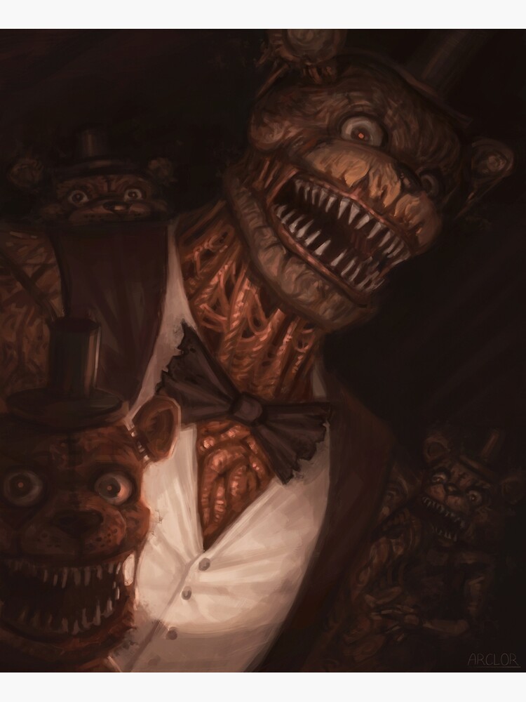 FNaF 4 Nightmare Freddy Poster