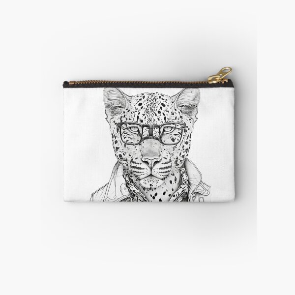 Item preview, Leopard human style Smart Leopard with glasses designed and sold by MaxEXP.