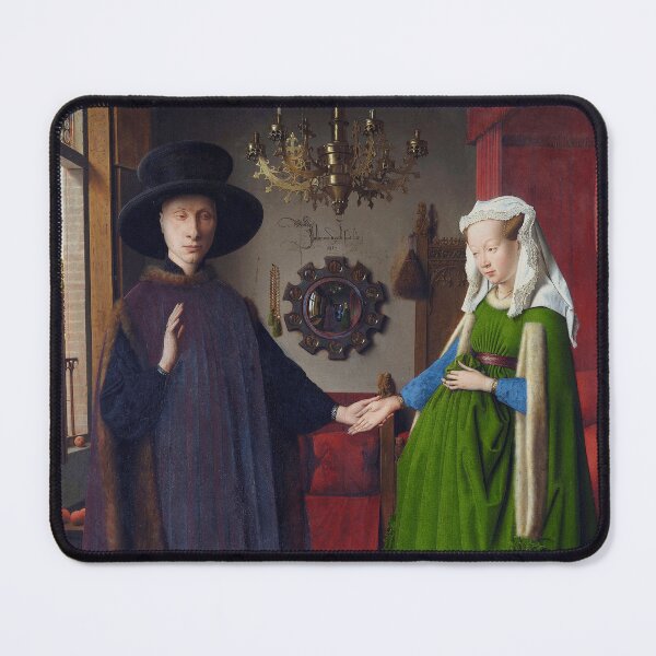 Item preview, Jan Van Eyck - The Arnolfini Portrait designed and sold by TwistedCity.