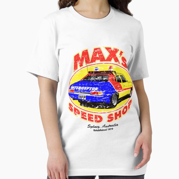 Vista previa del artículo con la obra «Tienda de velocidad de Mad Max», diseñado y vendido por superiorgraphix.