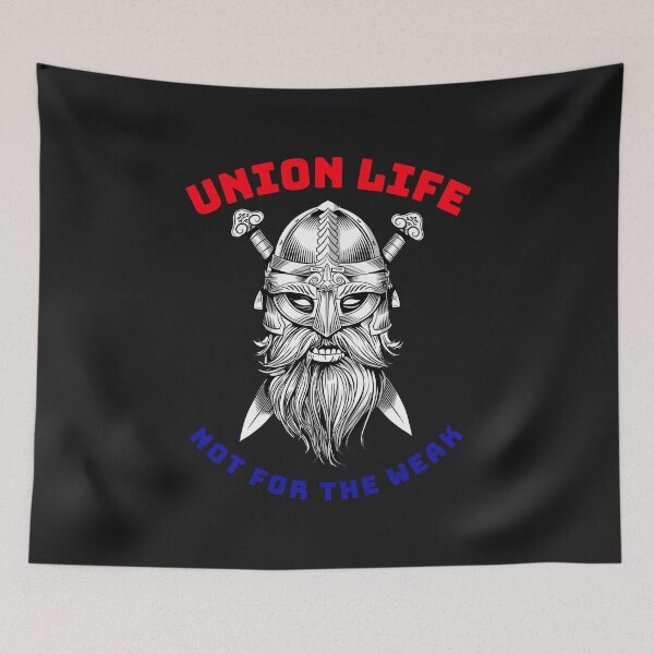 Item preview, Viking Union Life Not for the Weak RWB designed and sold by TeamsterLife.