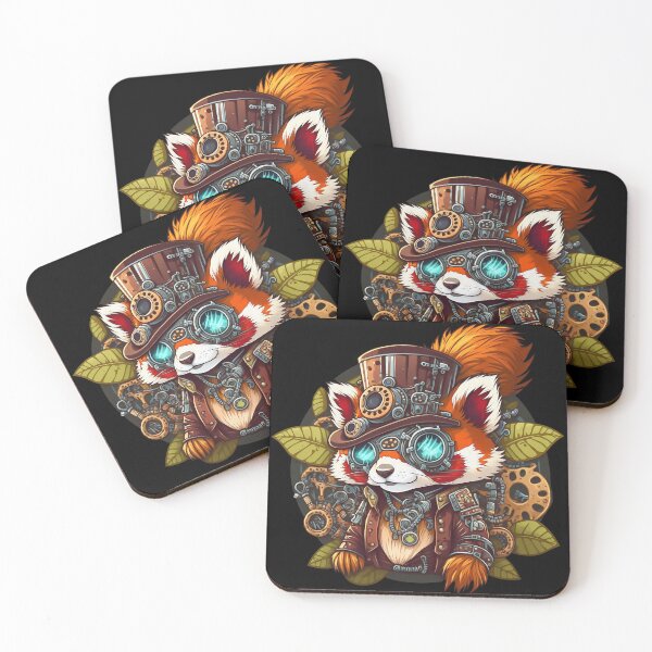Item preview, Red Panda SteamPunk #03 designed and sold by MiFlo-Art.
