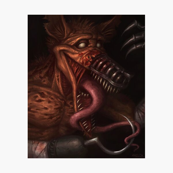 Download Fnaf Scary Nightmare Foxy Wallpaper