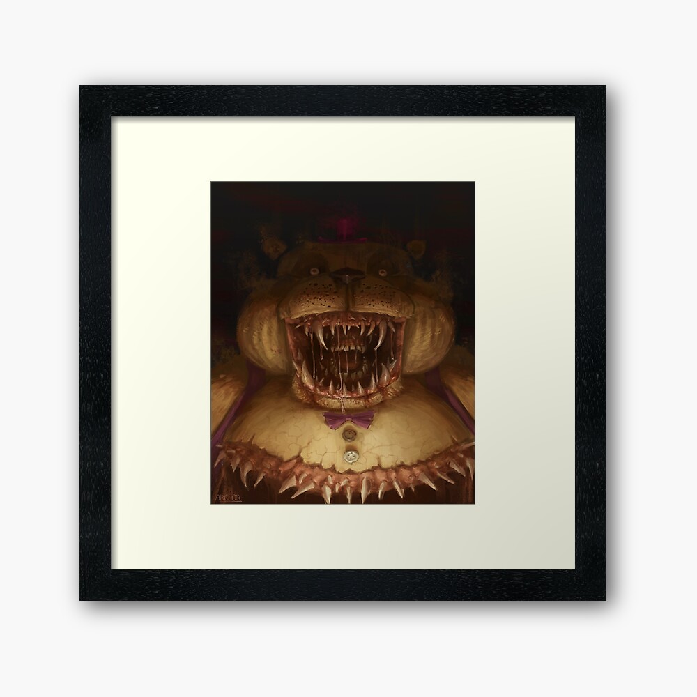 Nightmare Fredbear Art Print for Sale by arclor