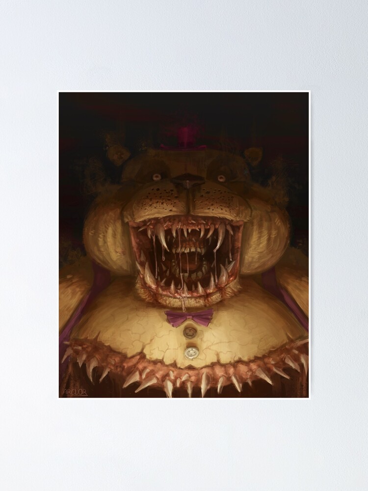 Nightmare Fredbear Posters for Sale