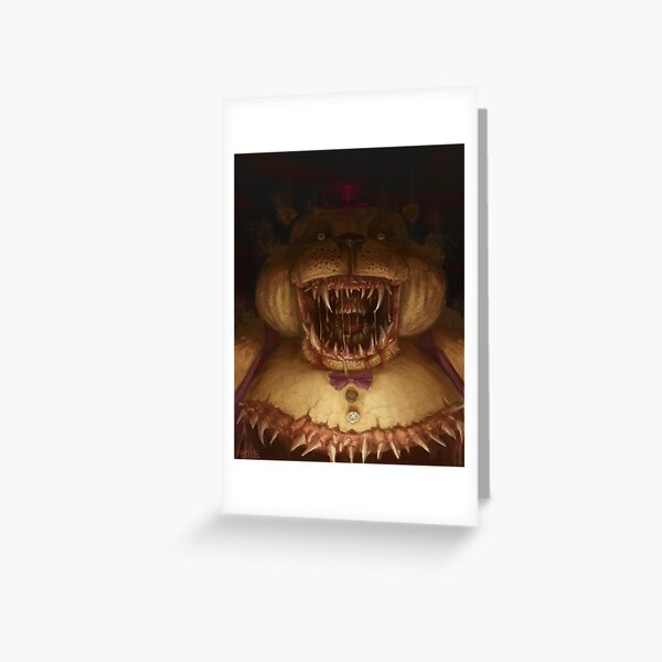 Your Worst Nightmare (Fredbear) | Greeting Card