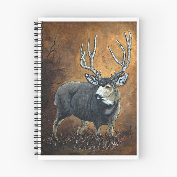 Item preview, Buck mule deer oil painting  designed and sold by Saltypro.