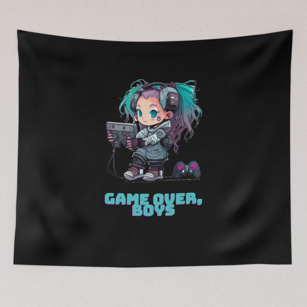 Item preview, Gamer Girl, Game over Boys Fun Gaming Woman Design designed and sold by barretp27.