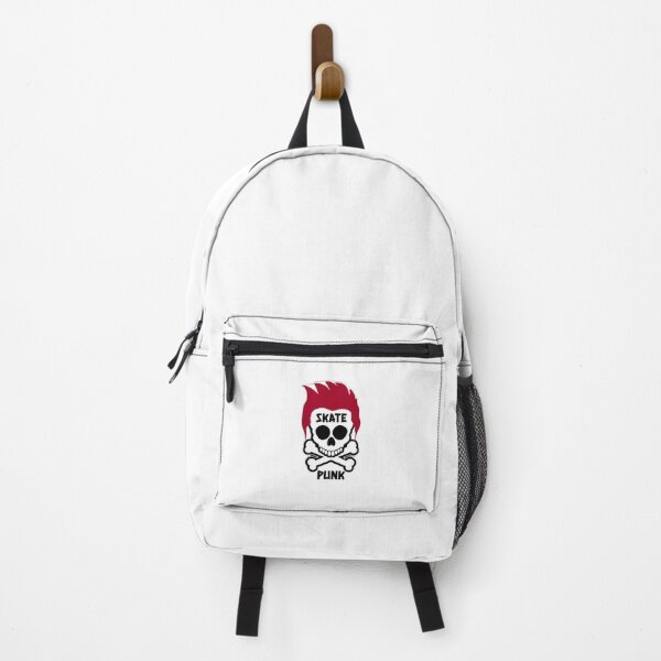 Item preview, Skate Punk, Skull and Crossbones, Red Hair, Original Art, Cool Helmet Stickers, Clear background designed and sold by RattlSnkCanynTs.