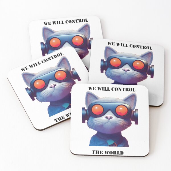Item preview, cute cat - we will control the world - future designed and sold by stormm77.