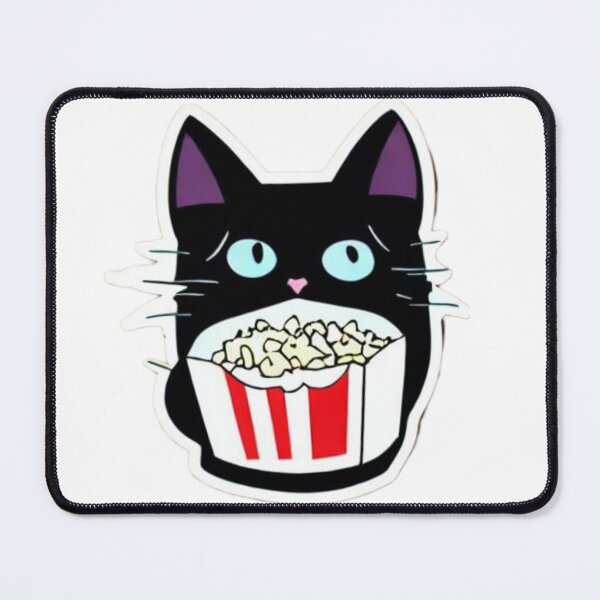 Aperçu de l'œuvre Chat mangeant du pop-corn 04 créée et vendue par CheeseBlueprint.