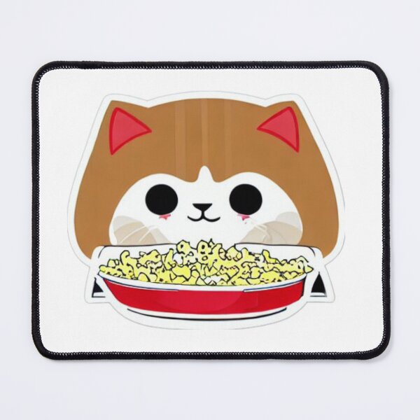Aperçu de l'œuvre Chat mangeant du pop-corn 05 créée et vendue par CheeseBlueprint.