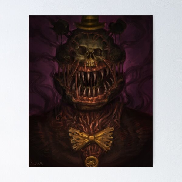 Nightmare Fredbear Art Print for Sale by arclor