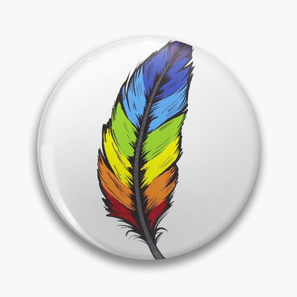 Item preview, Rainbow Feather designed and sold by turddemon.